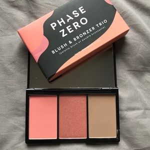 NEW Phase Zero Blush Bronzer Trio Palette